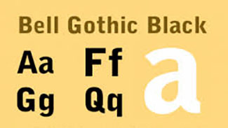 Bell-Gothic